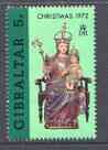 GIBRALTAR - 1972 - Christmas - Perf Single Stamp - Mint Never Hinged