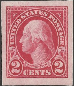 # 577 Mint Hinged Carmine George Washington