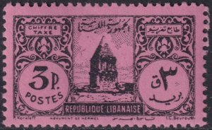 Lebanon 1948 Sc J45 postage due MH*