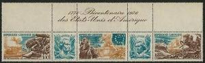 Gabon C180a MNH American Bicentennial, Horses, Flags