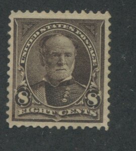 1895 US Stamp #272 8c Mint Hinged VF Original Gum Catalogue Value $90