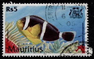 Mauritius #915 Fish Used CV$0.75