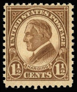 US Sc 633 MNH - 1927 1½¢ - Harding