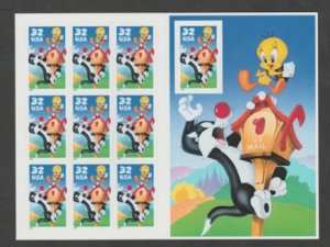 U.S. Scott #3204 Sylvester & Tweety - Looney Tunes Stamps - Mint NH Sheet