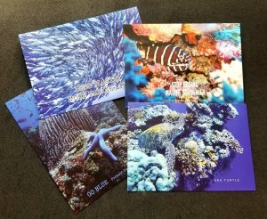 Malaysia Save The Ocean 2015 Marine Life Turtle Reef Coral Fish (postcard MNH