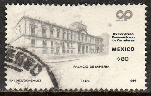 MEXICO 1458, PANAMERICAN HIGHWAY CONGRESS. USED.. F-VF. (935)