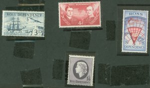 Ross Dependency #L1-4 Mint (NH) Single (Complete Set)