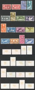 South Georgia SG1/15 QEII 1963-69 Part Set of 15 Used Inc Extra 1/d Value