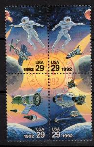 U.S. #2634a Space Bk4 