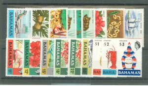 Bahamas #313-330 Mint (NH) Single (Complete Set)