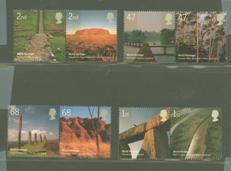 Great Britain #2281A-2287A  Single (Complete Set)