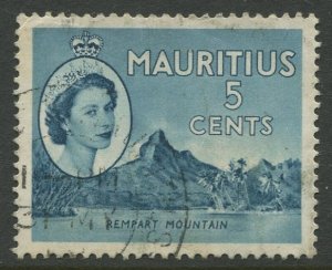 STAMP STATION PERTH Mauritius #254 QEII Definitive Issue FU 1953-1954