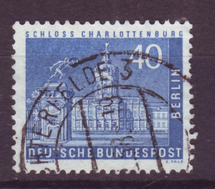 J17519 JLstamps 1956-63 germany berlin occup,t part of set used #9n131 town