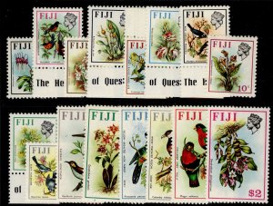 FIJI QEII SG459-473, 1972-74 birds set, NH MINT. Cat £60.