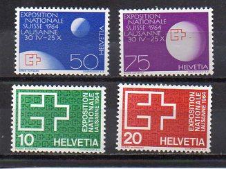 Switzerland 430-433 MNH