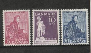 Denmark  Scott#  264-6  MH