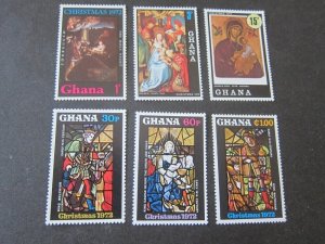 Ghana 1972 Sc 466-71 Christmas Religion set MNH