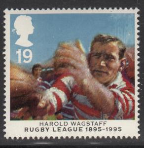 Great Britain 1995 MNH Scott #1629 19p Harold Wagstaff Rugby League Centenary