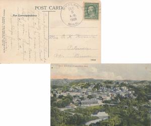 United States Minnesota Whalen 1909 4a-bar  1869-1993  PPC (Bird's Eye View o...