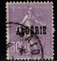 Algeria - #23 Sower Overprinted  - Used