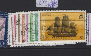 Bermuda SC 482, 484-93 Ships VFU (5gtz) 