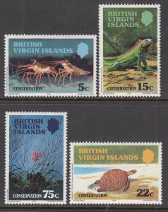 British Virgin Islands 246-249 MNH VF