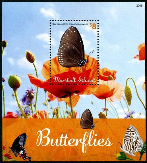 HERRICKSTAMP NEW ISSUES MARSHALL ISLANDS Butterflies S/S