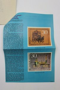 Germany Post Office Berlin 1969 Philatelic Brochure Ad stamp letter collector