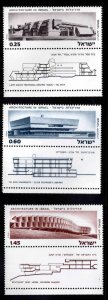 ISRAEL Scott 544-546 MNH**  stamp set with Tabs