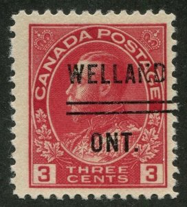 Canada Precancel WELLAND 1-109