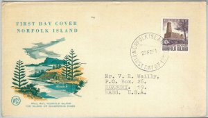 69120 - NORFOLK ISLAND - POSTAL HISTORY - FDC  COVER 1961 - ARCHITECTURE 