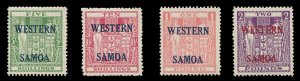 Samoa #216-219 Cat$140, 1955 set of four, never hinged