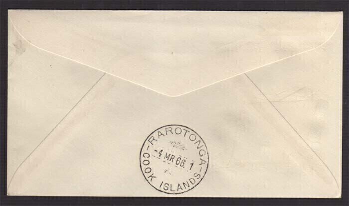 Cook Island Polynessia Airlines 1966 FFD SIGN by Pilot