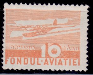 Romania, 1936, Airmail,National Fund for Aviation - Seaplane, 10b, MH