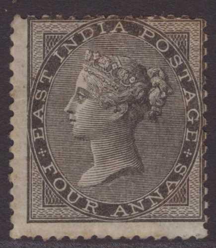 India - QV 1856-64 SG45 4a Black MM CV£1000