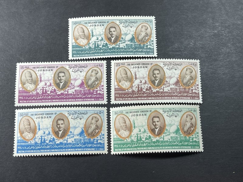 JORDAN # 471-475-MINT/NEVER HINGED---COMPLETE SET --1964