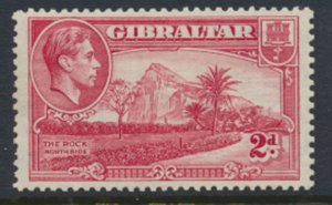  Gibraltar  SG 124c perf 13  SC# 110B   MH   wmk sideways  see scans /details 