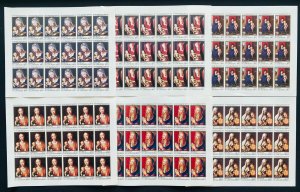 Stamps Full Set in Sheets Albrecht Durer Paintings Guinea Bissau 1978 Imperfect-