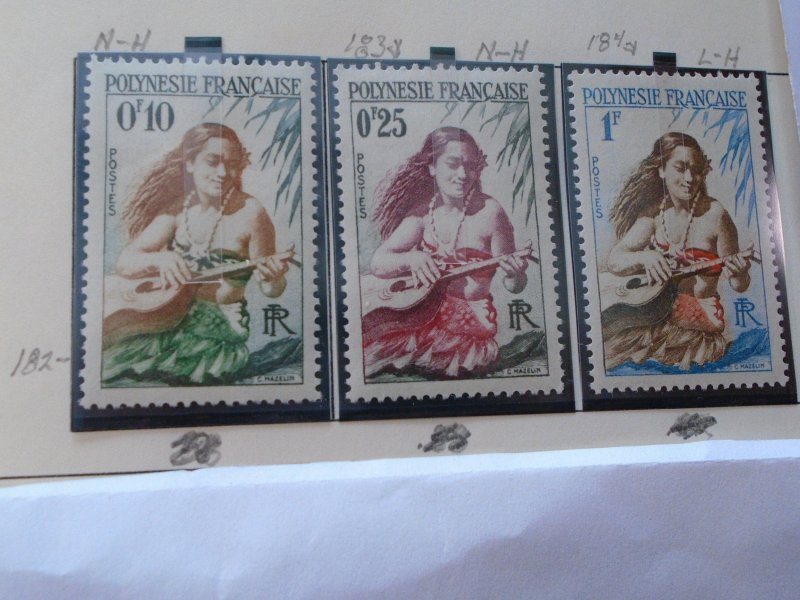 French Polynesia  # 182-84  MLH