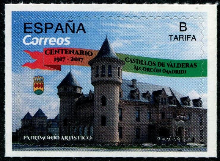 HERRICKSTAMP NEW ISSUES SPAIN Sc.# 4271 Castles of Valderas Self-Adhesive