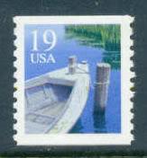 2529 19c Fishing Boat Fine MNH