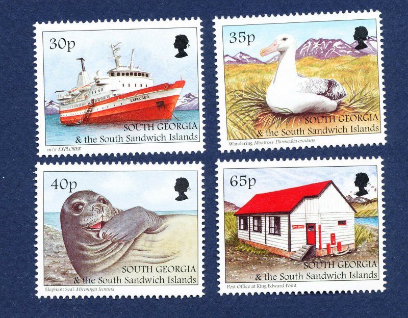 SOUTH GEORGIA - # 221-224 - MNH - Tourism - 1998