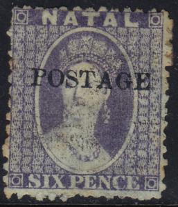 Natal - 1875 - Scott #49 - used - Overprint