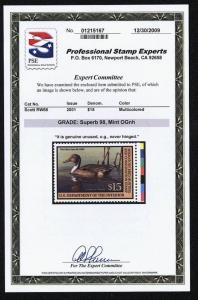 US RW68  PSE GRADED SUPERB 98, MINT OGnh  