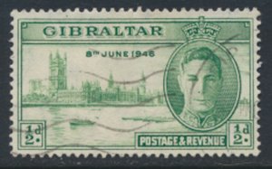 Gibraltar  SG  132 SC# 119  Used   Victory 1946  see scan / details