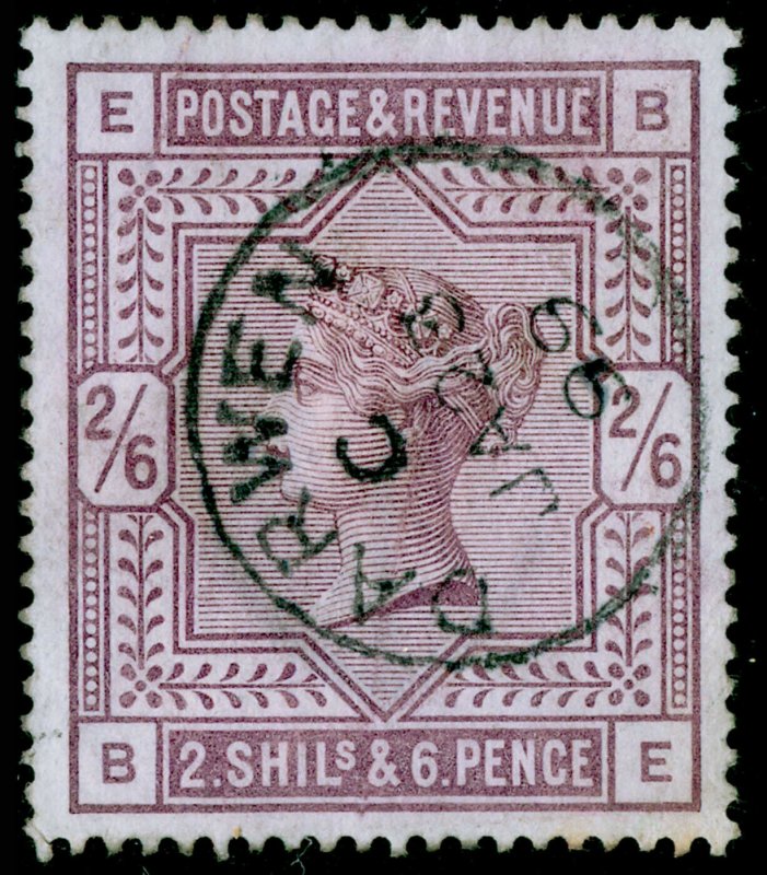 SG178, 2s 6d lilac, FINE USED. Cat £160. BE 