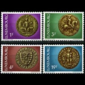 LUXEMBOURG 1974 - Scott# 542-5 King Seals Set of 4 NH