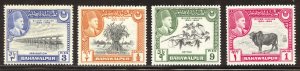 Bahawalpur Scott 22-25 Unused HOG - 1949 Amir Khan V Ruling Powers - SCV $1.00