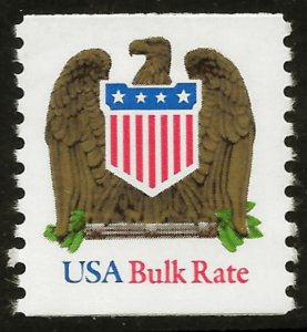 Sc 2604  (10¢) Eagle & Shield Bulk Rate Single, MNH