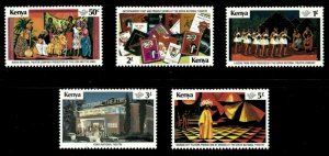 Kenya 1979 - National Theater, Music, Entertainment - Set of 5v - 141-45 - MNH